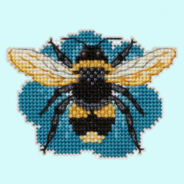 Honey cross stitch/beading kit
