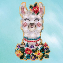 Little Llama cross stitch/beading kit Little Llama cross stitch/beading kit