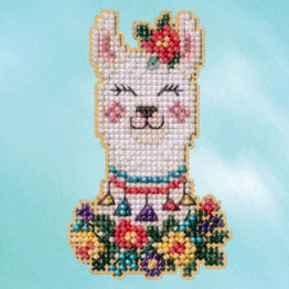 Little Llama cross stitch/beading kit Little Llama cross stitch/beading kit