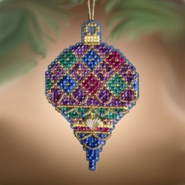 Diamond Holiday cross stitch/beading kit