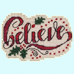 Holly Believe cross stitch/beading kit Holly Believe cross stitch/beading kit