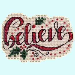 Holly Believe cross stitch/beading kit Holly Believe cross stitch/beading kit