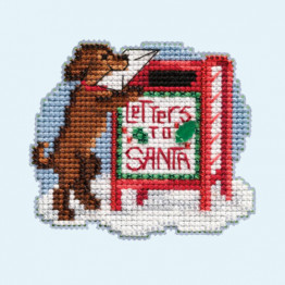 Letters to Santa cross stitch/beading kit
