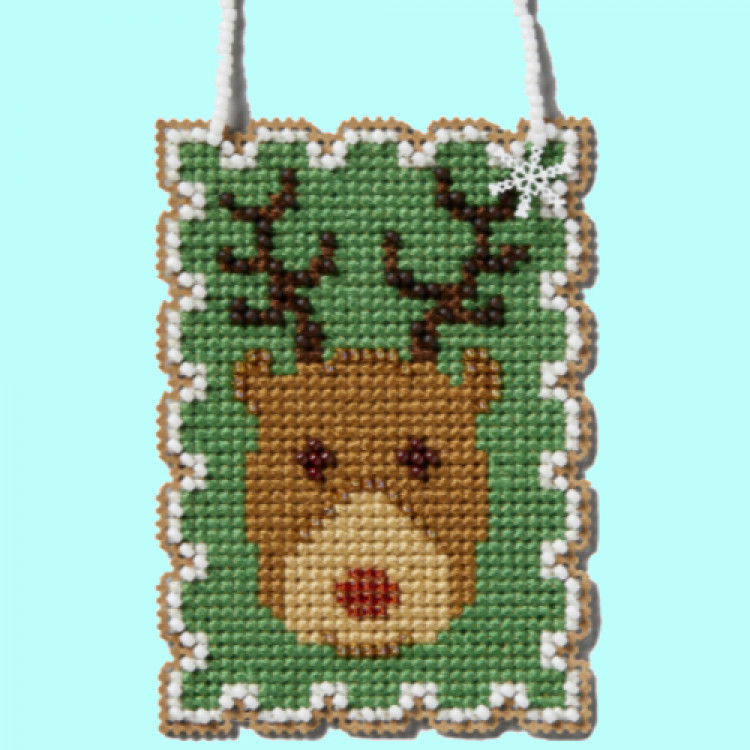 Rudolph cross stitch/beading kit Rudolph cross stitch/beading kit