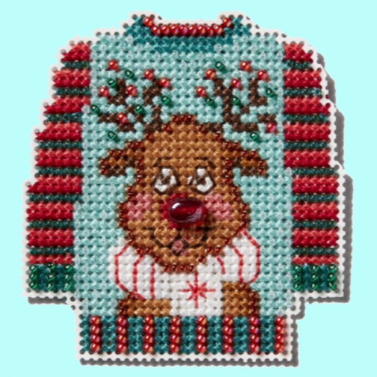 Ugly Sweater cross stitch/beading kit Ugly Sweater cross stitch/beading kit