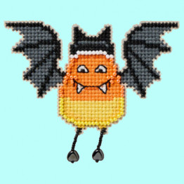 Batty Corn cross stitch/beading kit Batty Corn cross stitch/beading kit