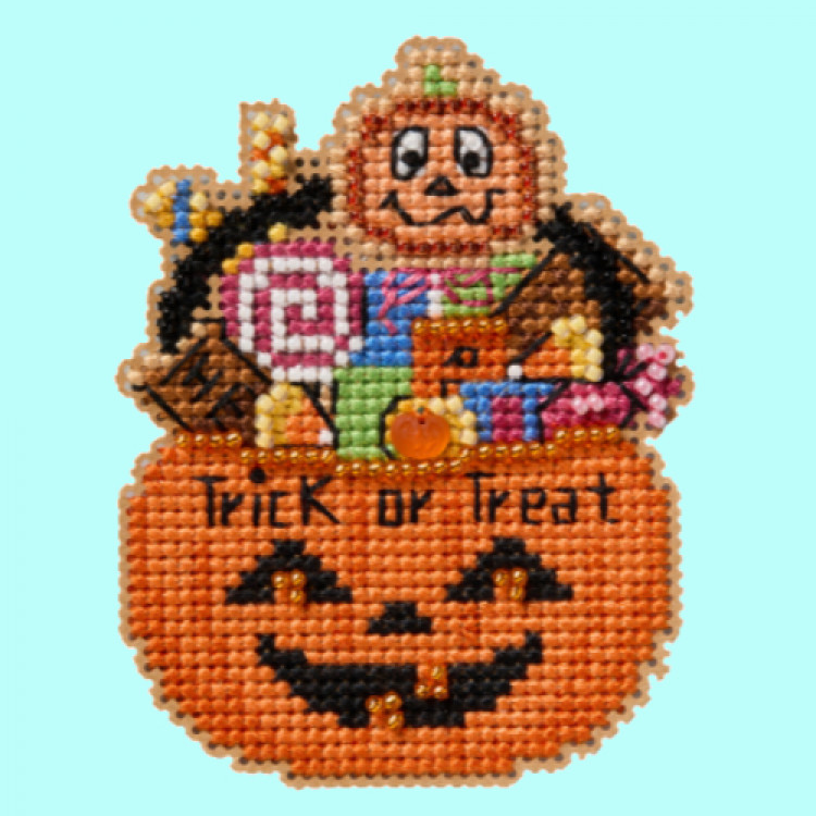 Candy Bucket cross stitch/beading kit Candy Bucket cross stitch/beading kit