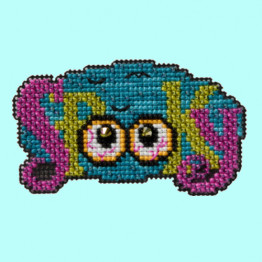 Spooky cross stitch/beading kit