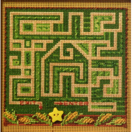Corn Maze cross stitch/beading kit