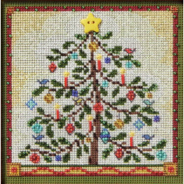 Feather Tree cross stitch/beading kit