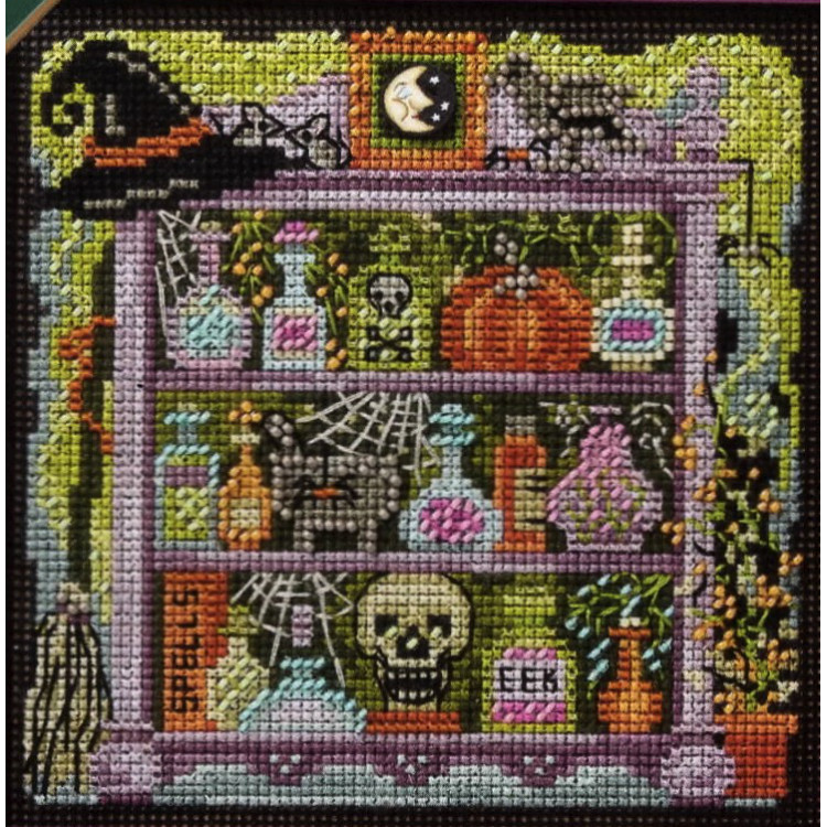 Witchy Apothecary cross stitch/beading kit Witchy Apothecary cross stitch/beading kit
