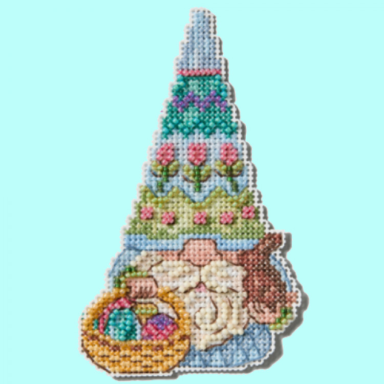 Easter Gnome cross stitch/beading kit Easter Gnome cross stitch/beading kit