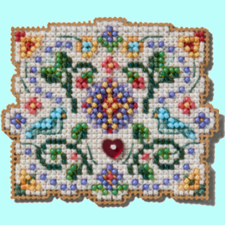 Folk Art cross stitch/beading kit Folk Art cross stitch/beading kit
