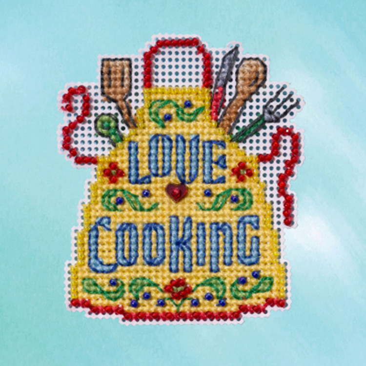 Love Cooking cross stitch/beading kit Love Cooking cross stitch/beading kit