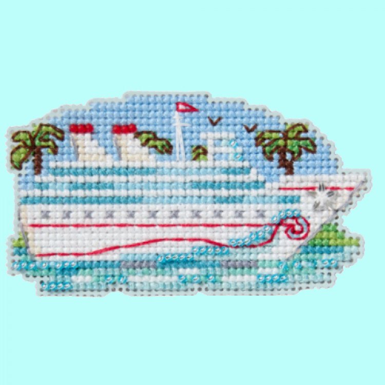Winter Cruise cross stitch/beading kit Winter Cruise cross stitch/beading kit