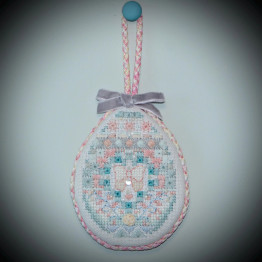 Blue Easter Egg Ornament Blue Easter Egg Ornament