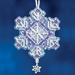 Amethyst Crystal cross stitch/beading kit