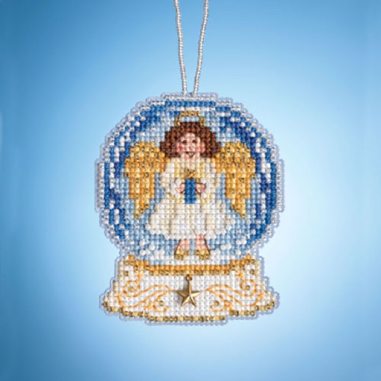 Angel Globe cross stitch/beading kit