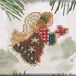Christmas Angel cross stitch/beading kit