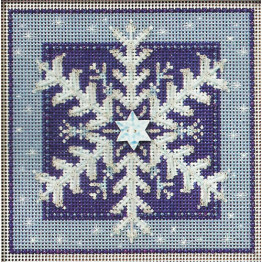 Crystal Snowflake cross stitch/beading kit (large kit)