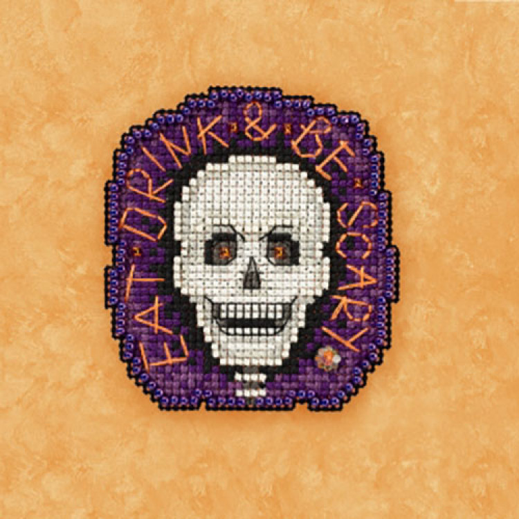 Be Scary cross stitch/beading kit