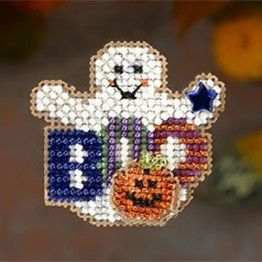 Boo Ghost cross stitch/beading kit