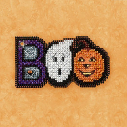 Boo cross stitch/beading kit