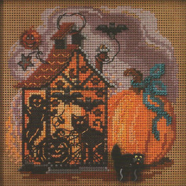 Haunted Lantern cross stitch/beading kit