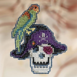 Irate Pirate cross stitch/beading kit