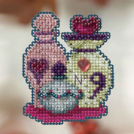 Love Potions cross stitch/beading kit