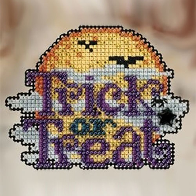 Lunar Trick cross stitch/beading kit