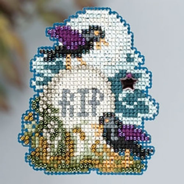 Tombstone cross stitch/beading kit