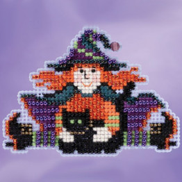Wacky Wendy cross stitch/beading kit Wacky Wendy cross stitch/beading kit