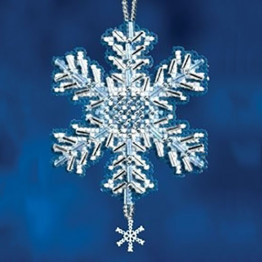 Ice Crystal cross stitch/beading kit