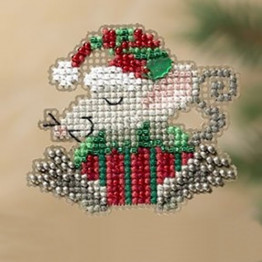 Kris Mouse cross stitch/beading kit