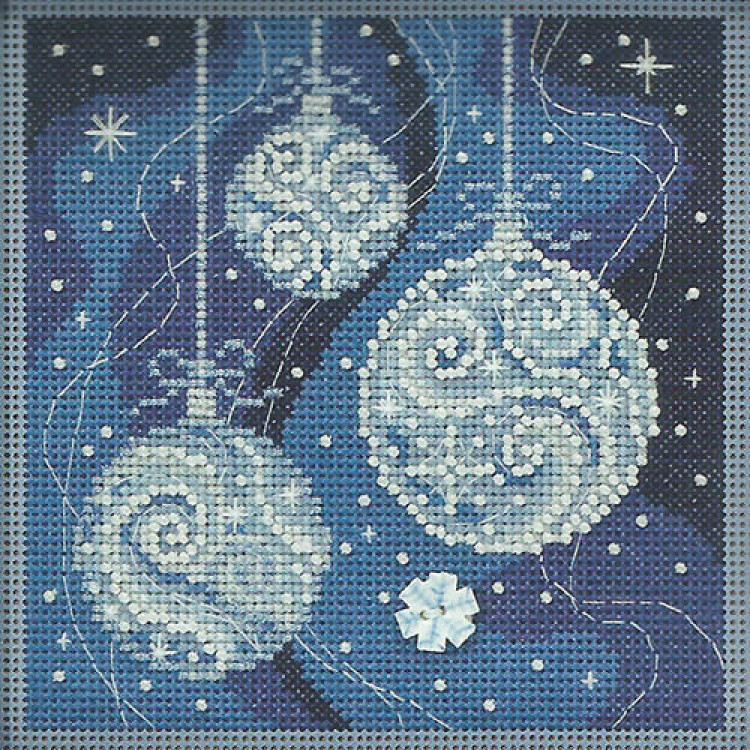 Ornament Elegance cross stitch/beading kit