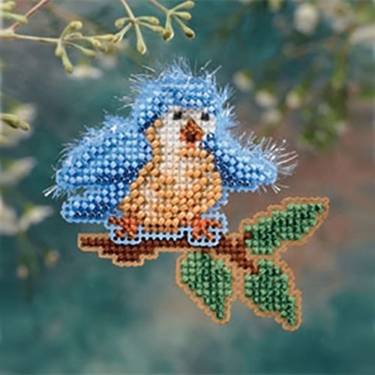 Bye Bye Birdie cross stitch/beading kit