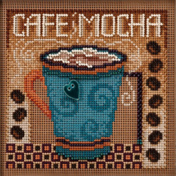 Cafe Mocha cross stitch/beading kit Cafe Mocha cross stitch/beading kit