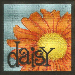 Daisy cross stitch/beading kit