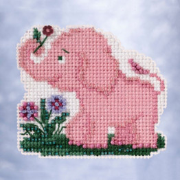 Ella Phant cross stitch/beading kit