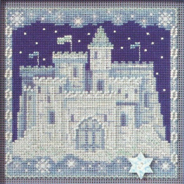 Ice Castle cross stitch/beading kit