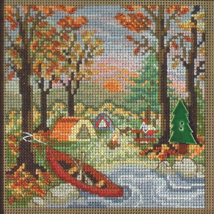 Outdoor Adventure cross stitch/beading kit