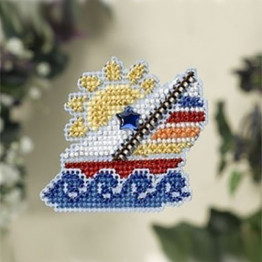 Sail Away cross stitch/beading kit