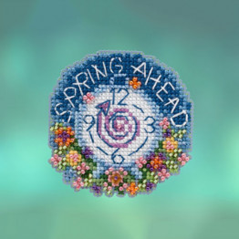 Spring Ahead cross stitch/beading kit