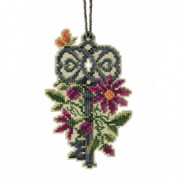 Spring Key cross stitch/beading kit