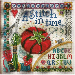 Stitch in Time cross stitch/beading kit