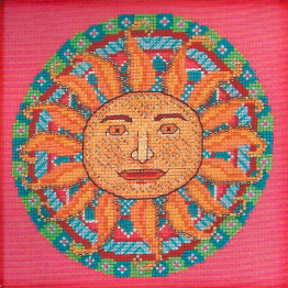 Summer Mandala cross stitch/beading kit