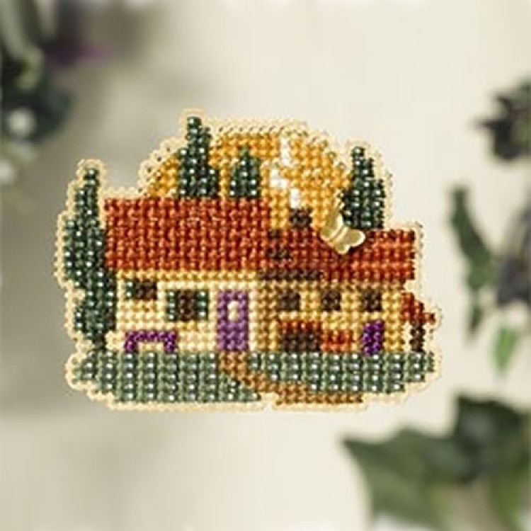 Tuscan Cottage cross stitch/beading kit