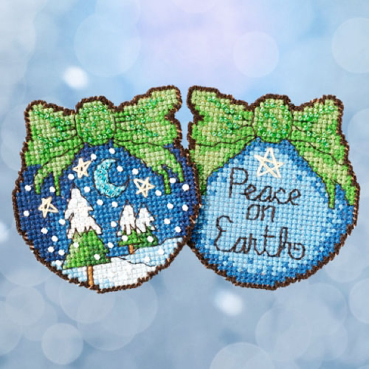 Peace on Earth cross stitch/beading kit