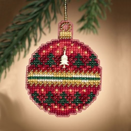 Ruby Forest cross stitch/beading kit